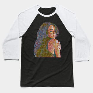 Aaliyah Mosaic Baseball T-Shirt
